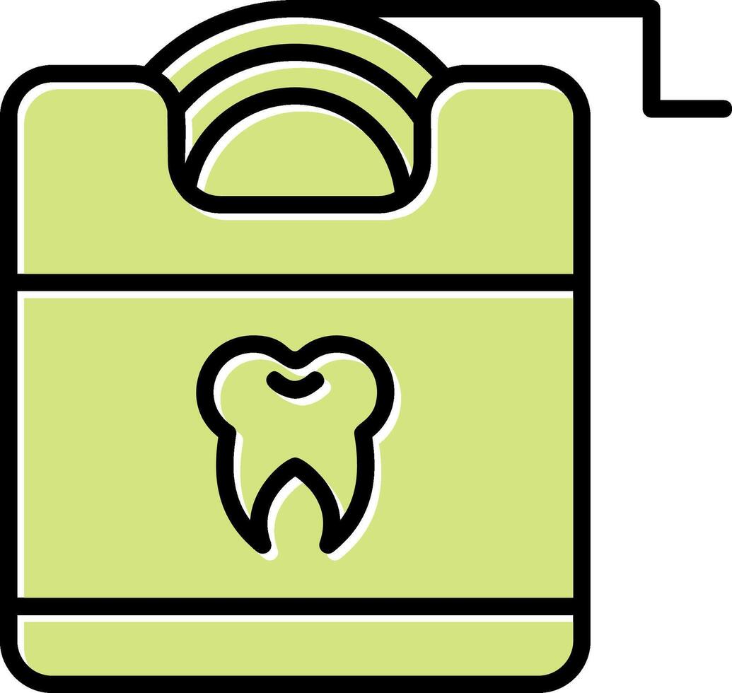 Dental Floss Vector Icon