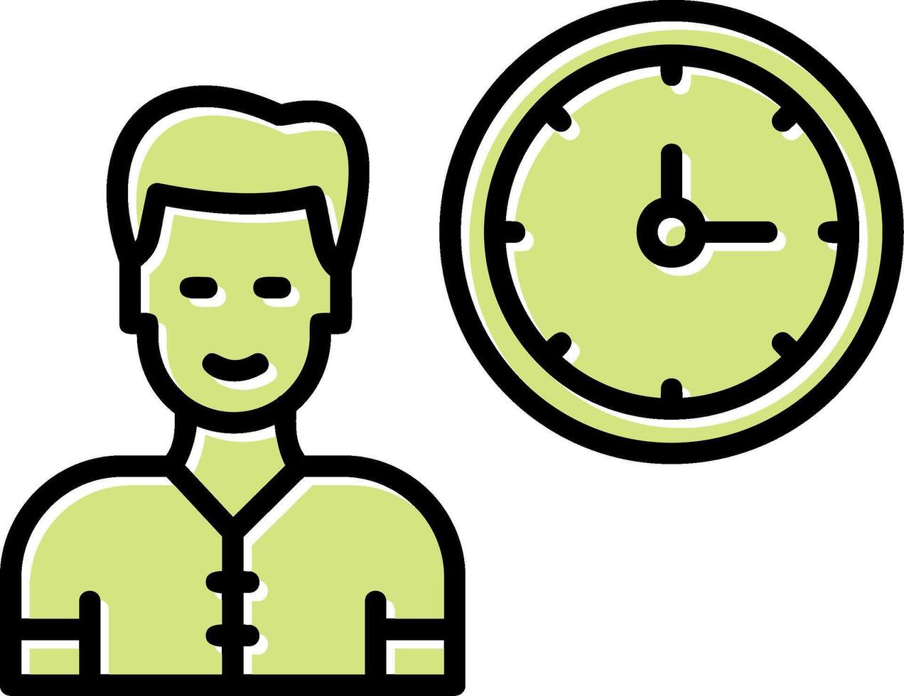 Work Time Vector Icon