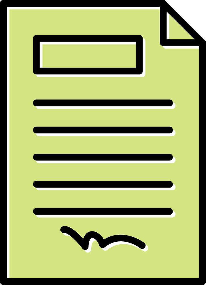Contract Vector Icon