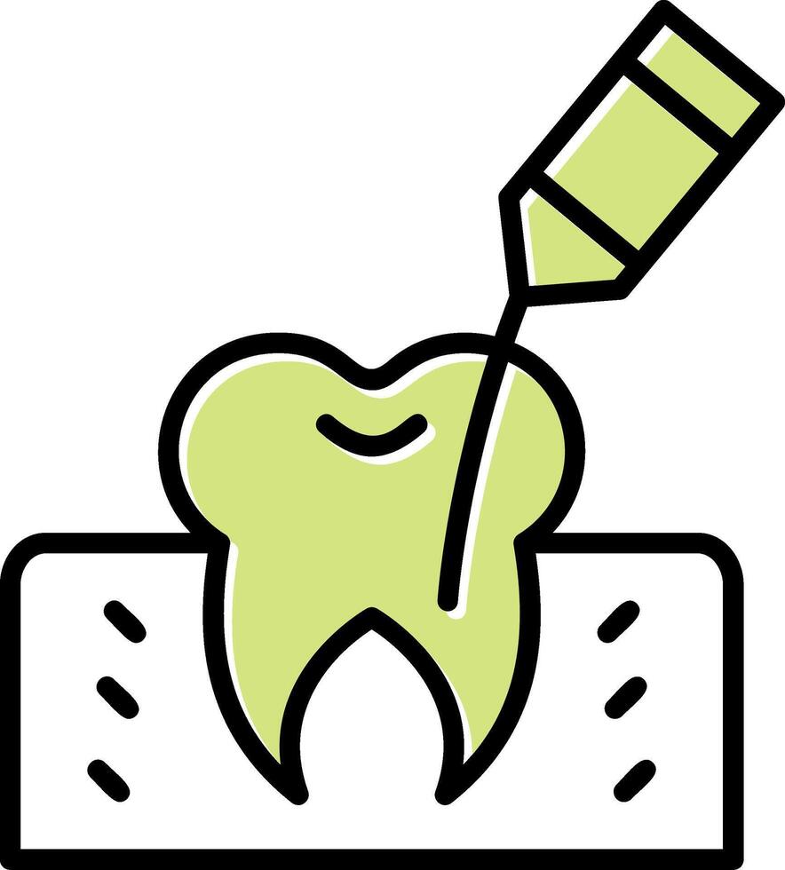 Root Canal Vector Icon