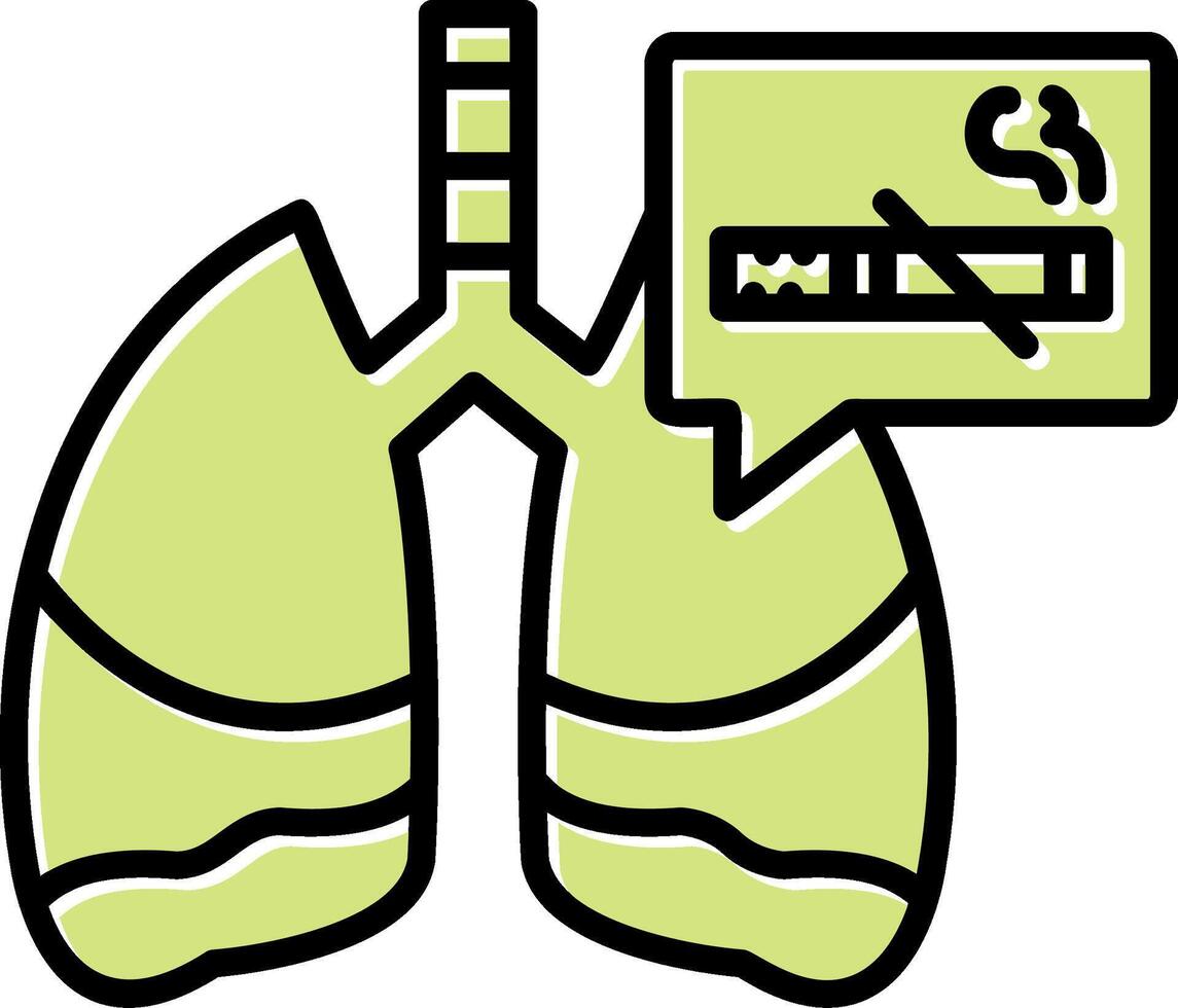 Lungs Vector Icon