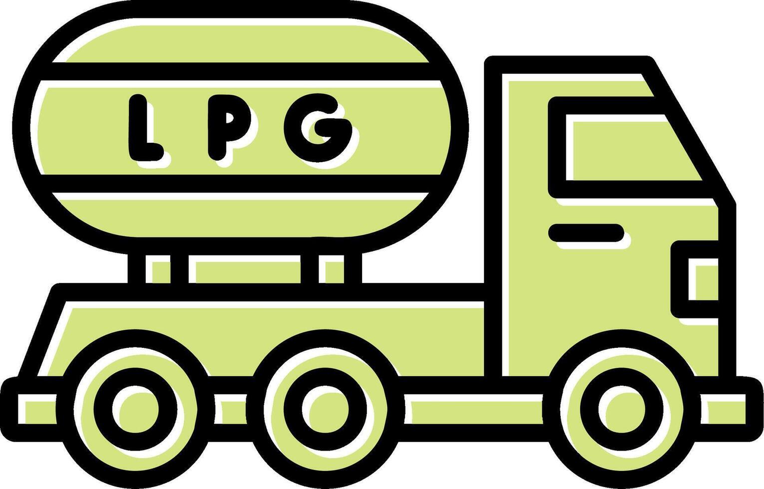 Gas Truck Vector Icon