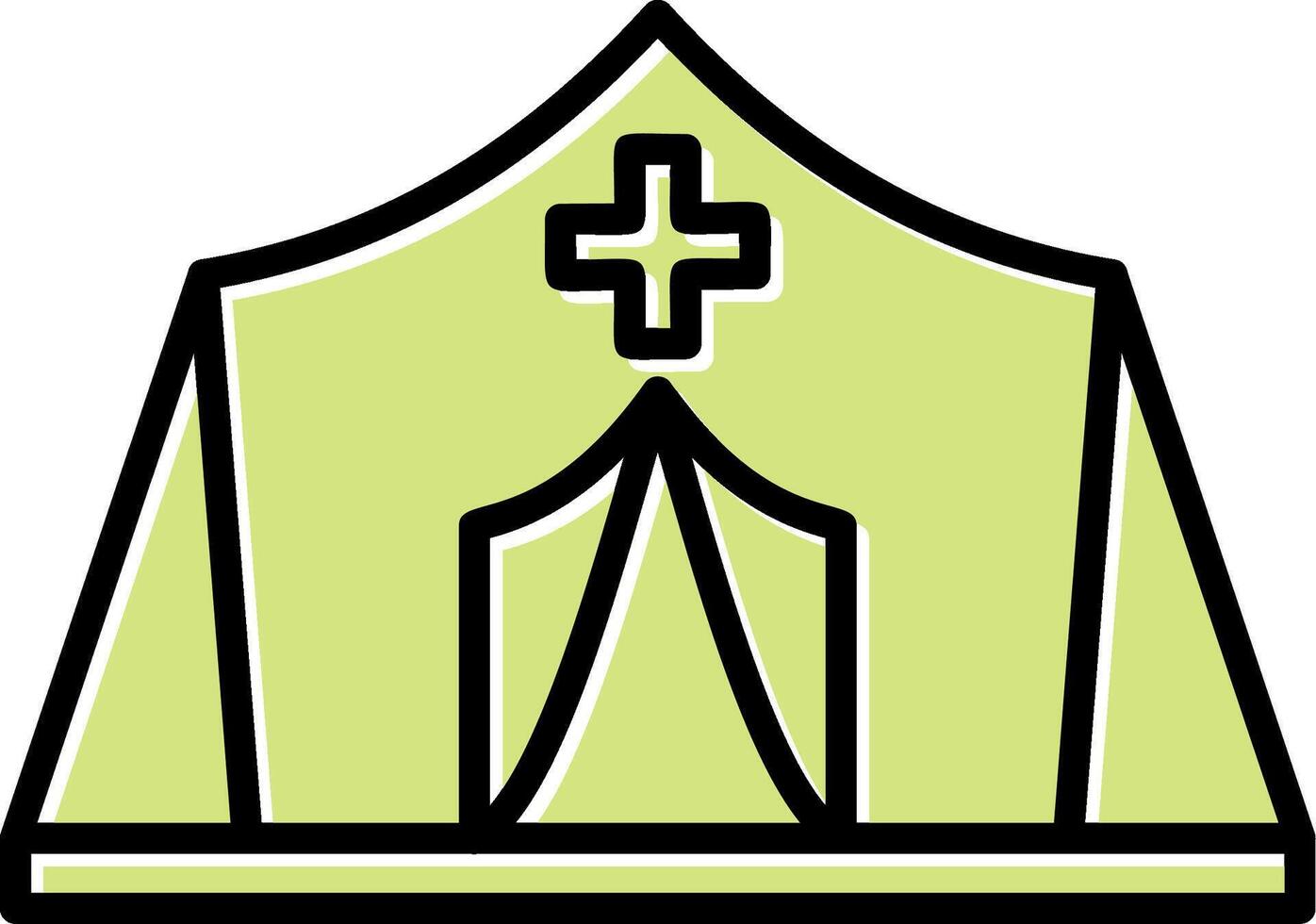 Refugee Camp Vector Icon