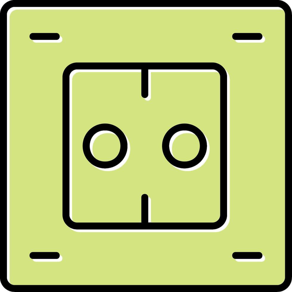 icono de vector de enchufe eléctrico