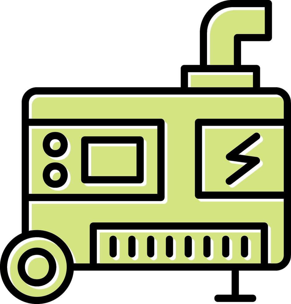 Electric Generator Vector Icon