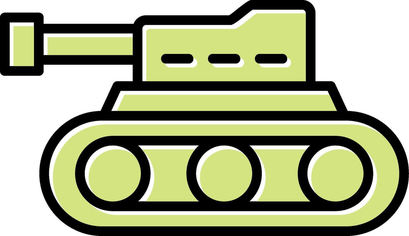 icono de vector de tanque