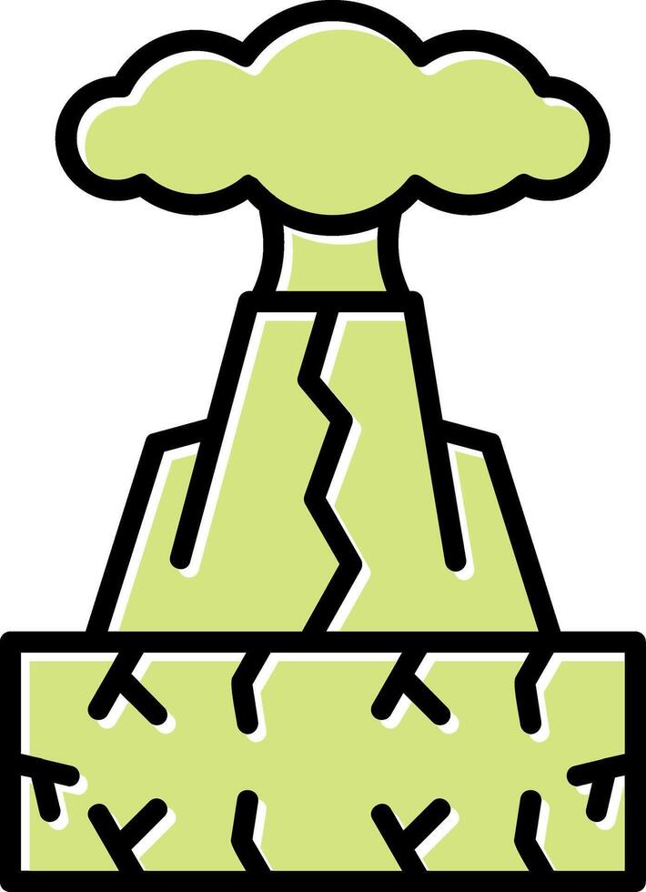 Volcano Vector Icon