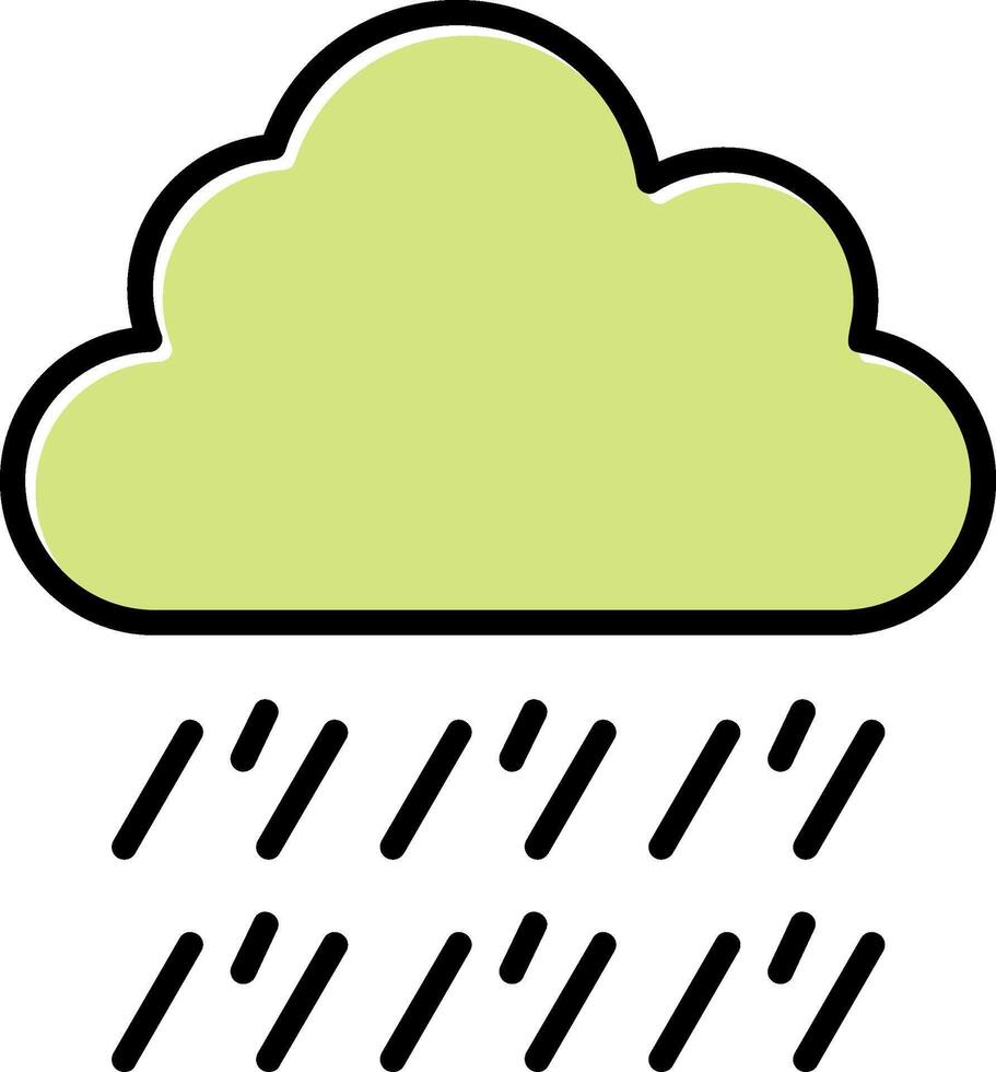 Rain Vector Icon