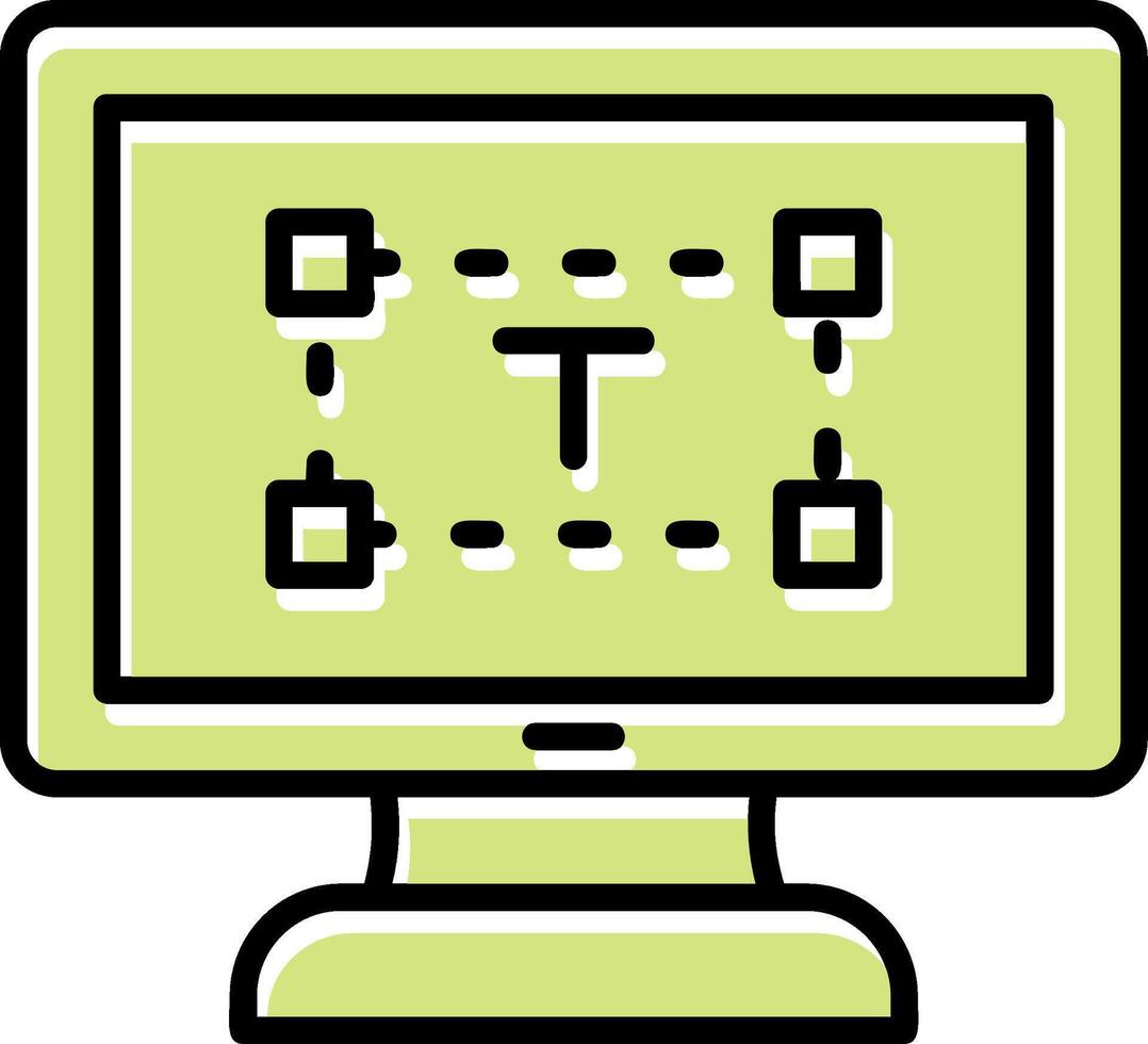 Computer text Editor Vector Icon