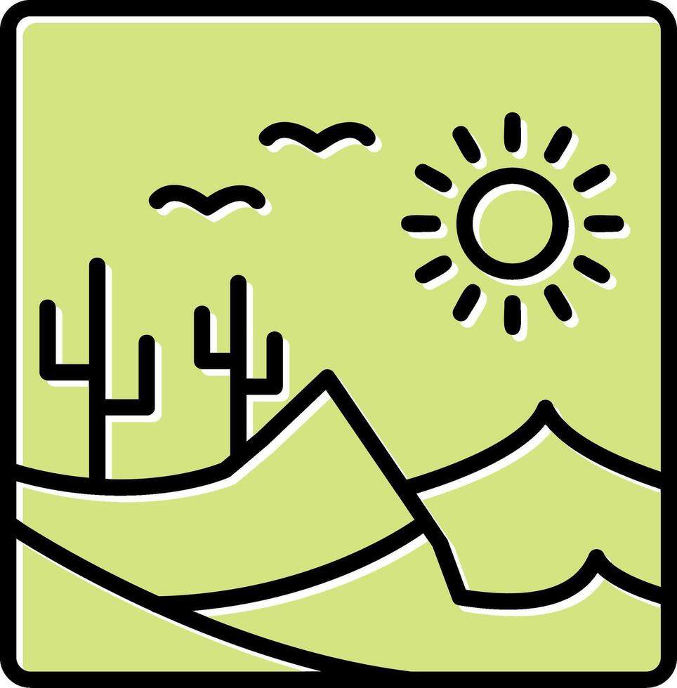 Desert Vector Icon