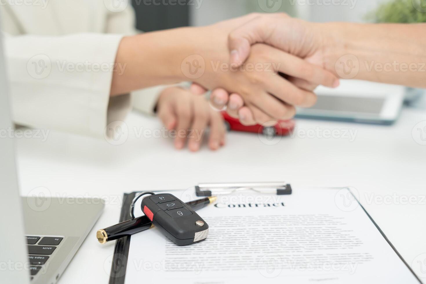 lease, rental car, sell, buy. Dealership shake hand customer for new Car. Sales, loan credit financial, rent vehicle, insurance, renting, Seller, dealer, installment, car care business photo