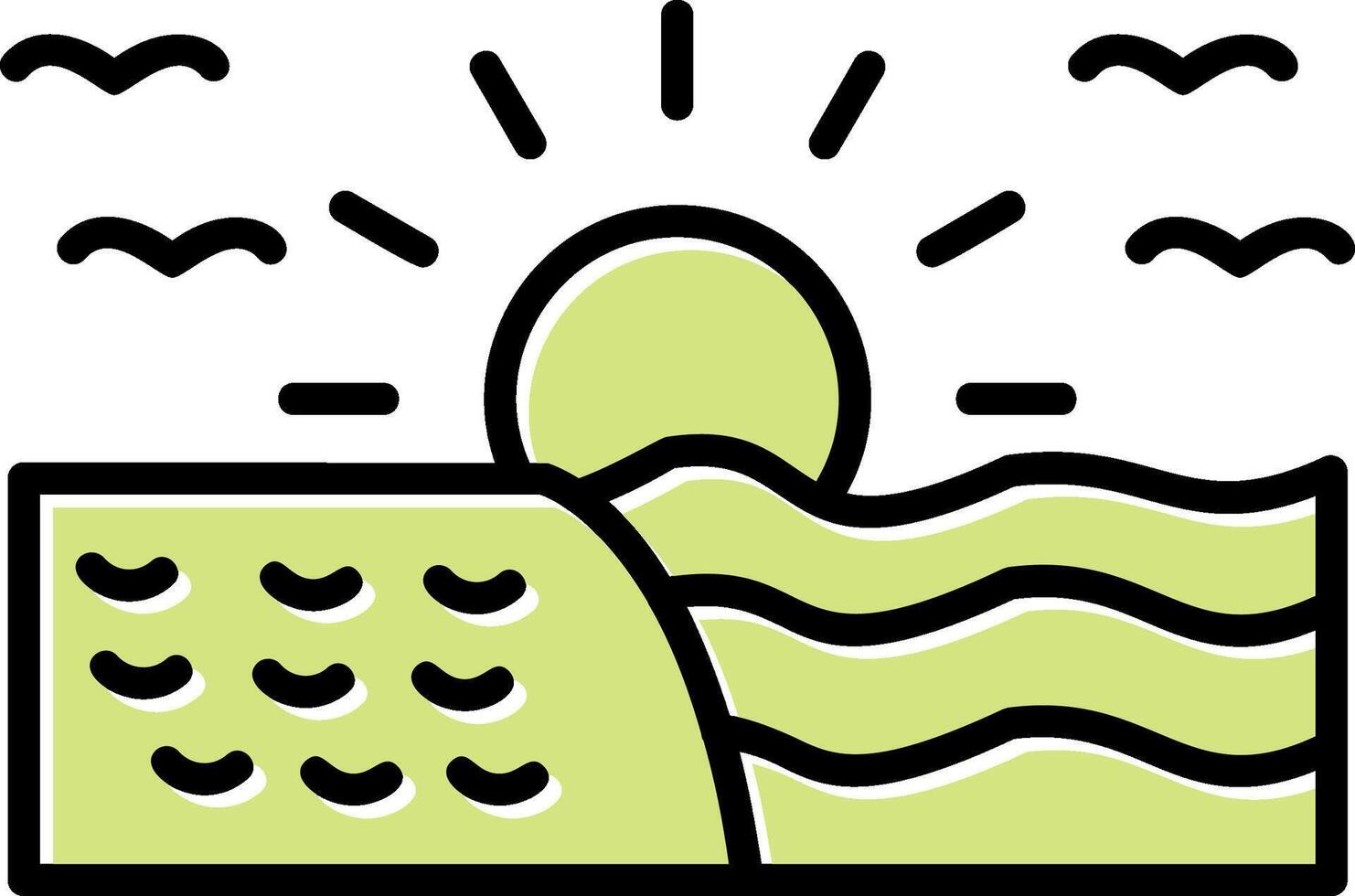 Sunrise Vector Icon