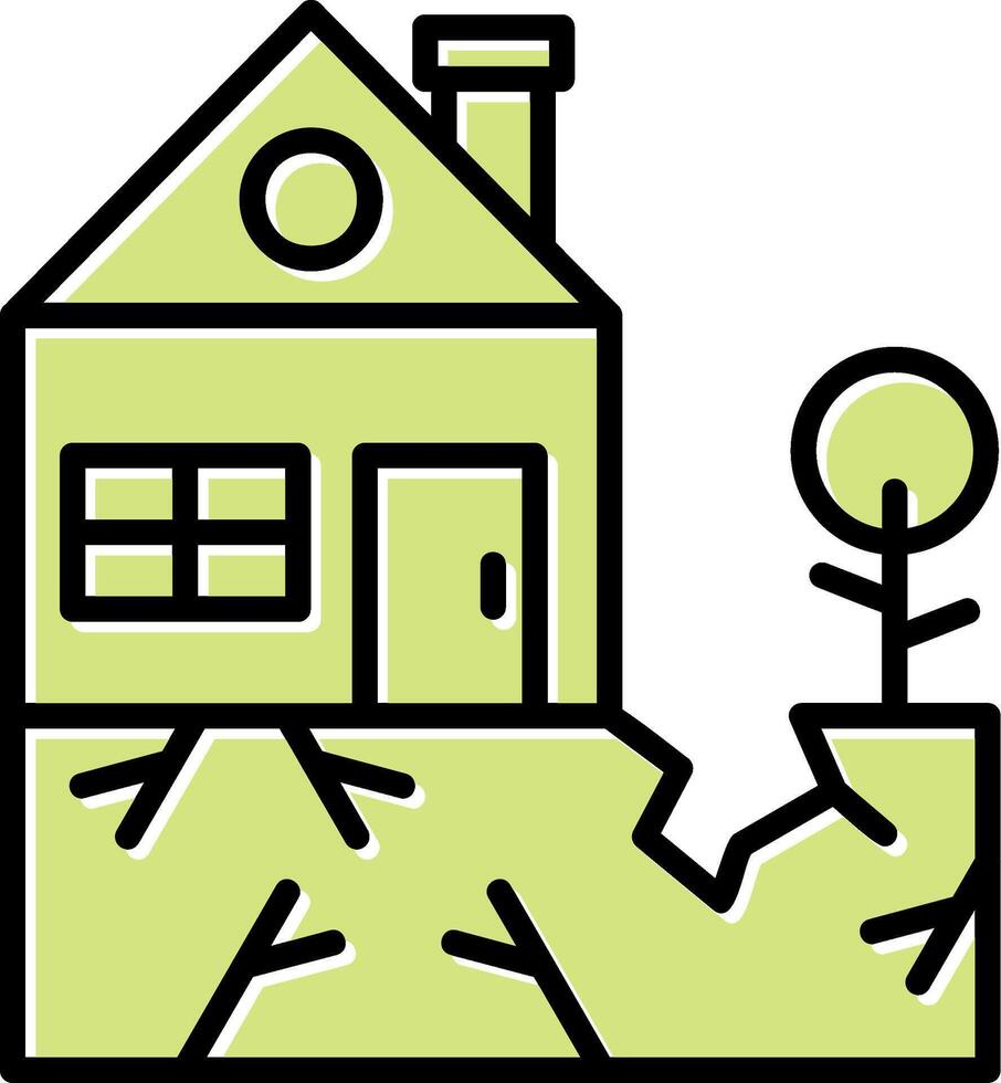 Earthquake Vector Icon