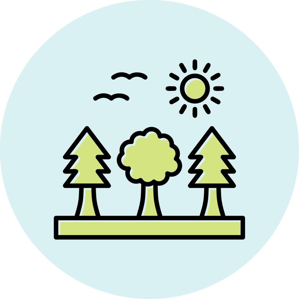 Forest Vector Icon