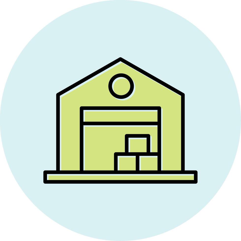 Warehouse Vector Icon