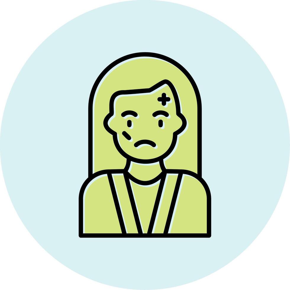 Casualties Women Vector Icon