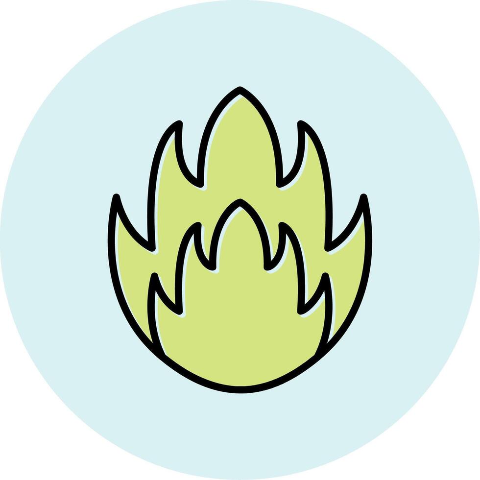 icono de vector de fuego