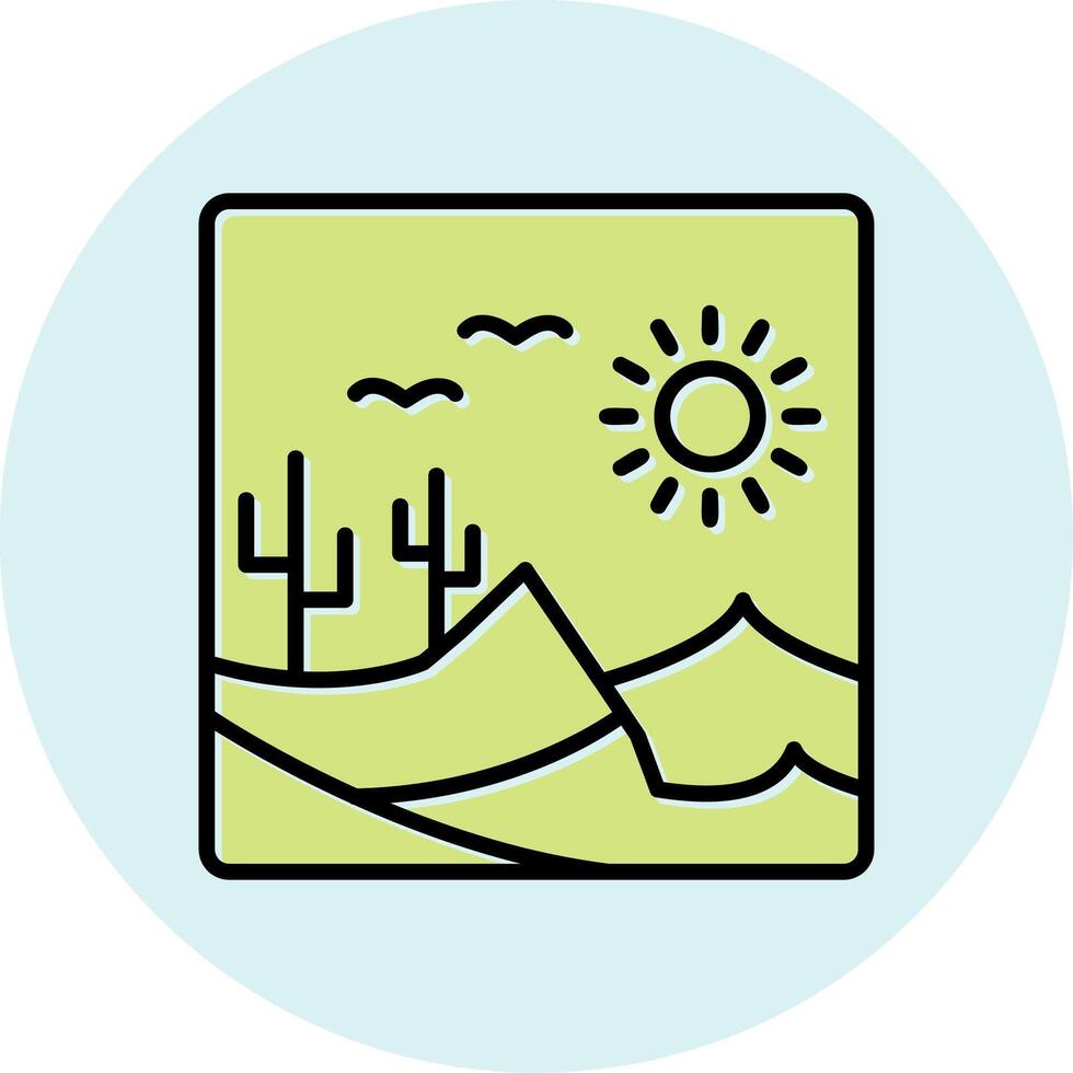 Desert Vector Icon