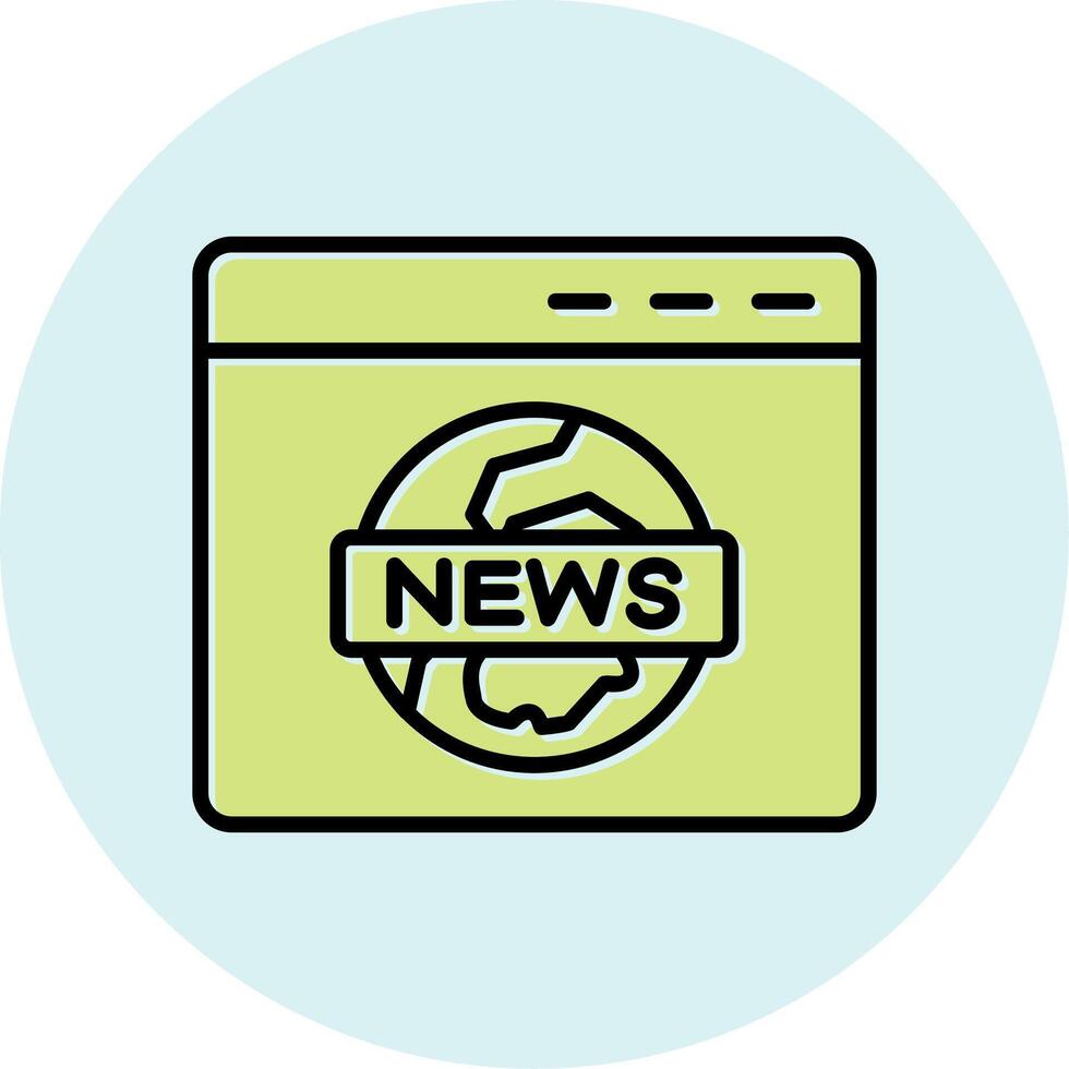 News Report Vector Icon