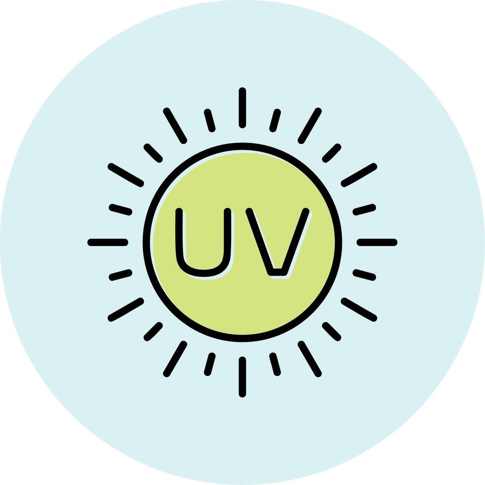 ultravioleta vector icono