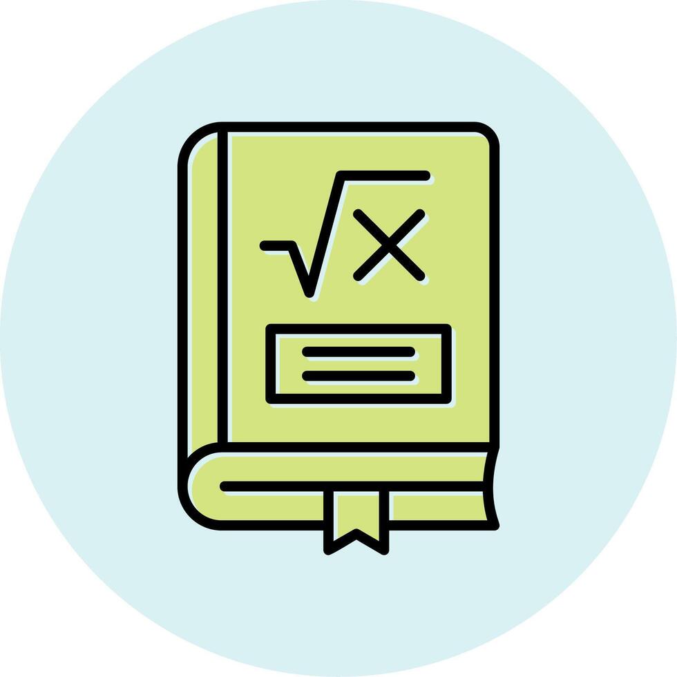 Maths Book Vector Icon