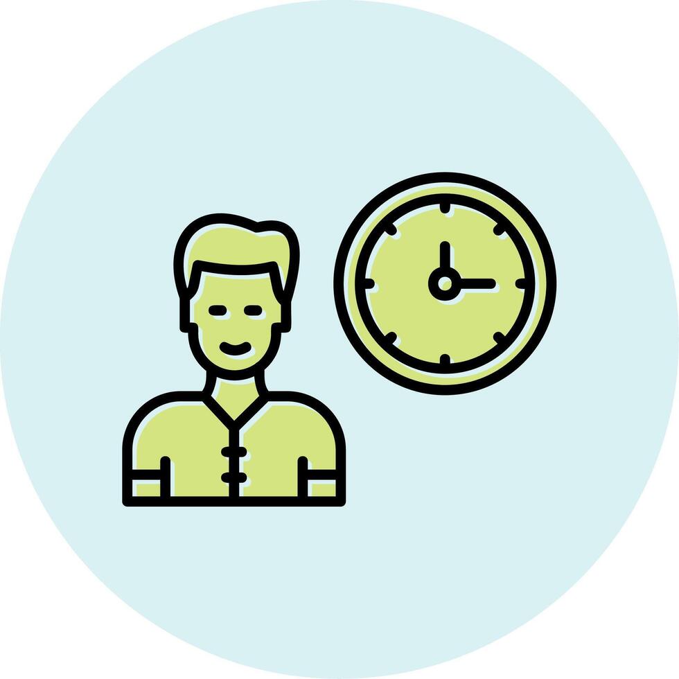 Work Time Vector Icon