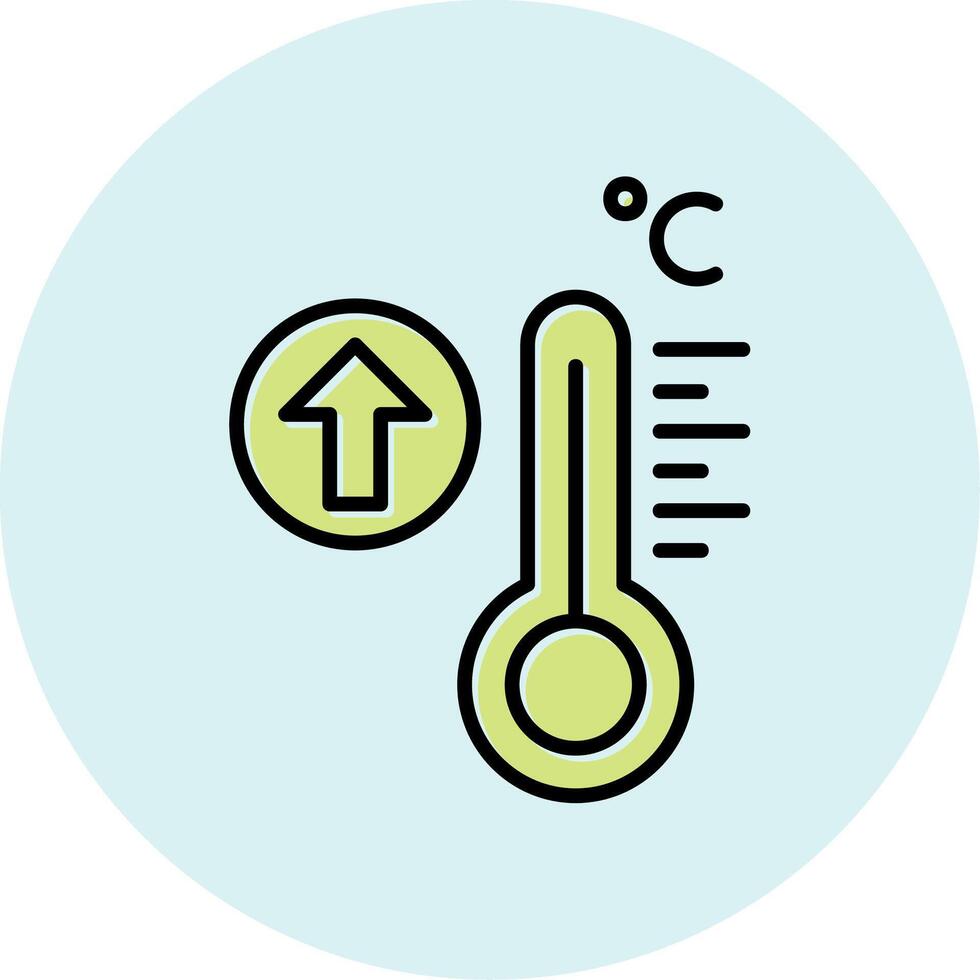 High Temperature Vector Icon