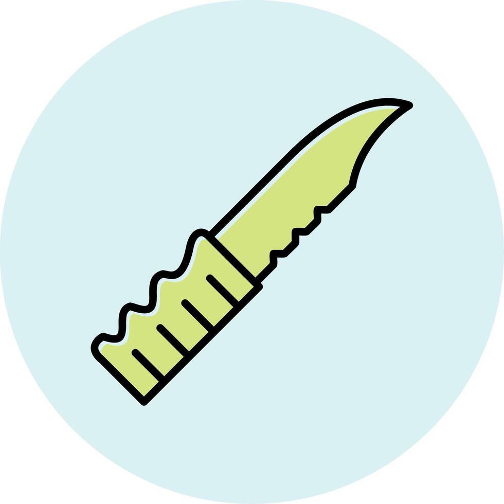 icono de vector de cuchillo