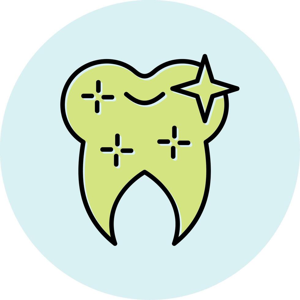 Healthy Clean Tooth Vector Icon