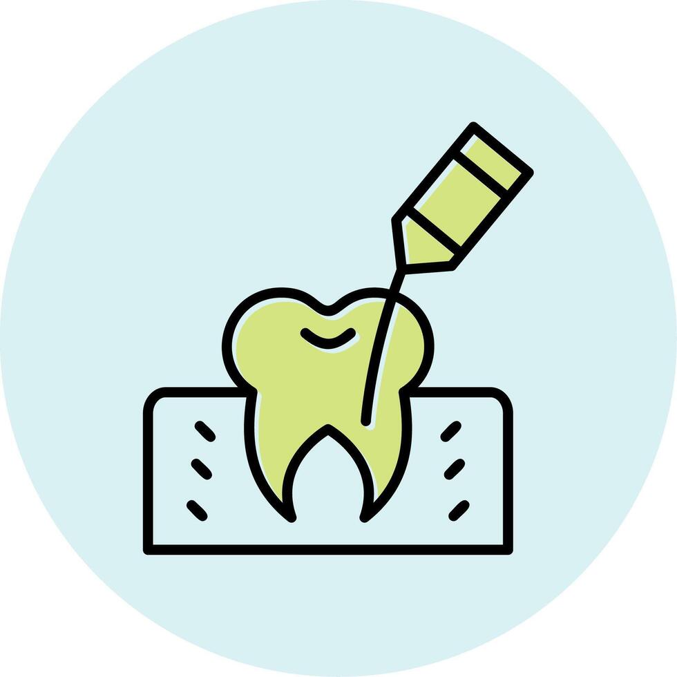 Root Canal Vector Icon