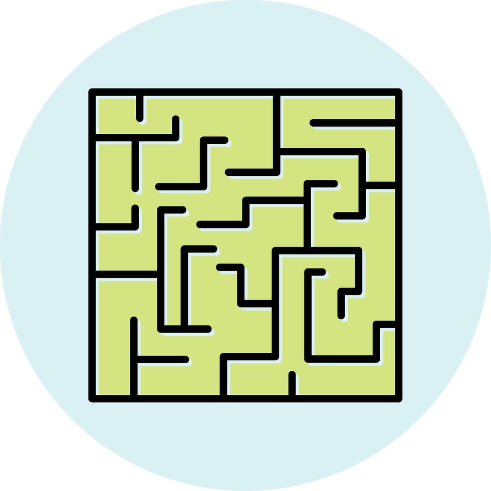 Maze Vector Icon