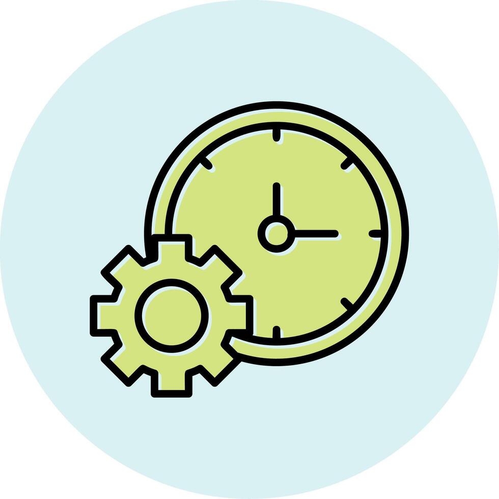 Time Manager Vector Icon