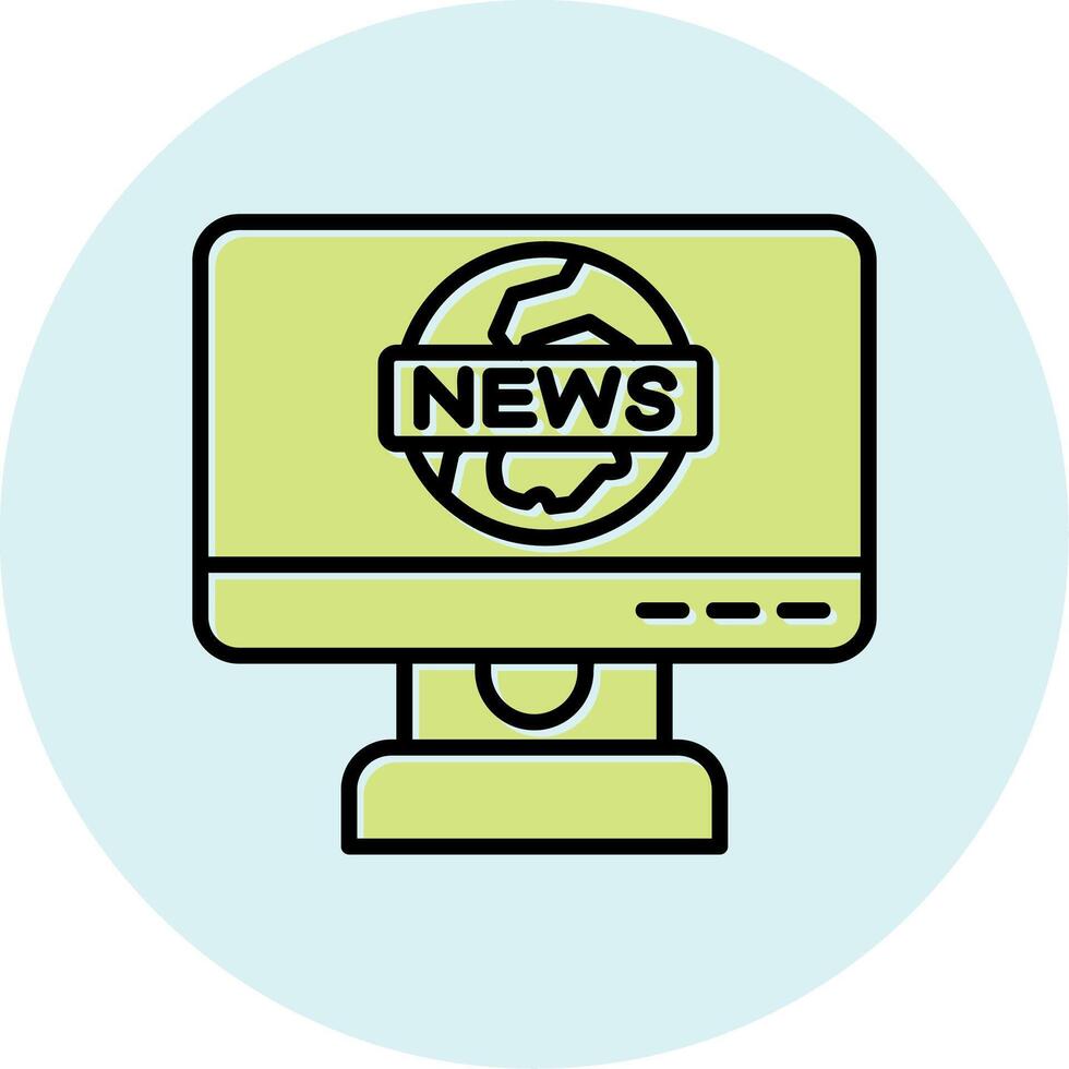 News Report Vector Icon