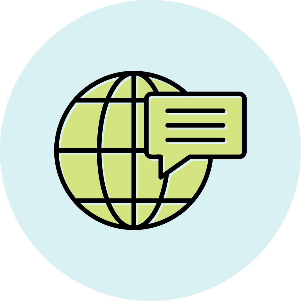 World Communication Vector Icon