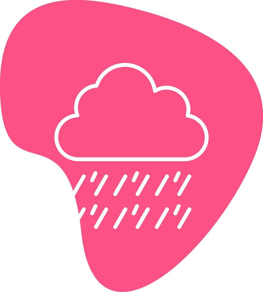 icono de vector de lluvia