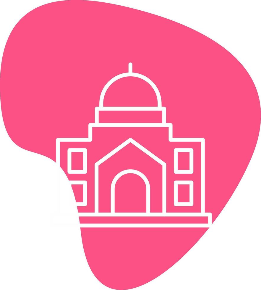 icono de vector de mezquita