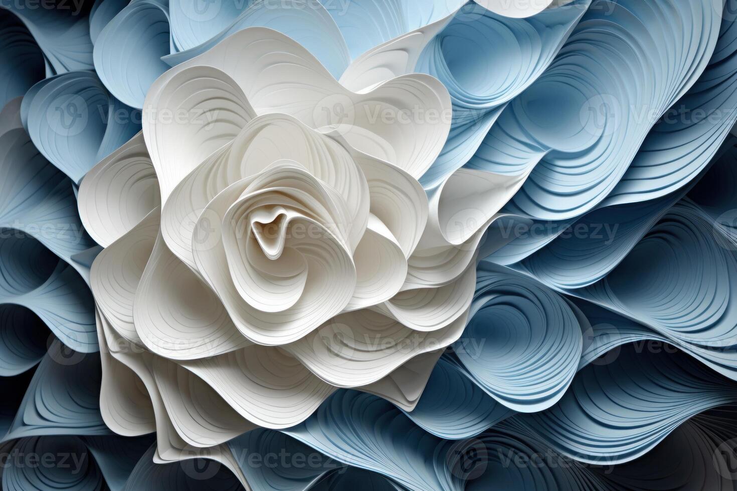 AI generated Delicate Paper art style. Generate Ai photo