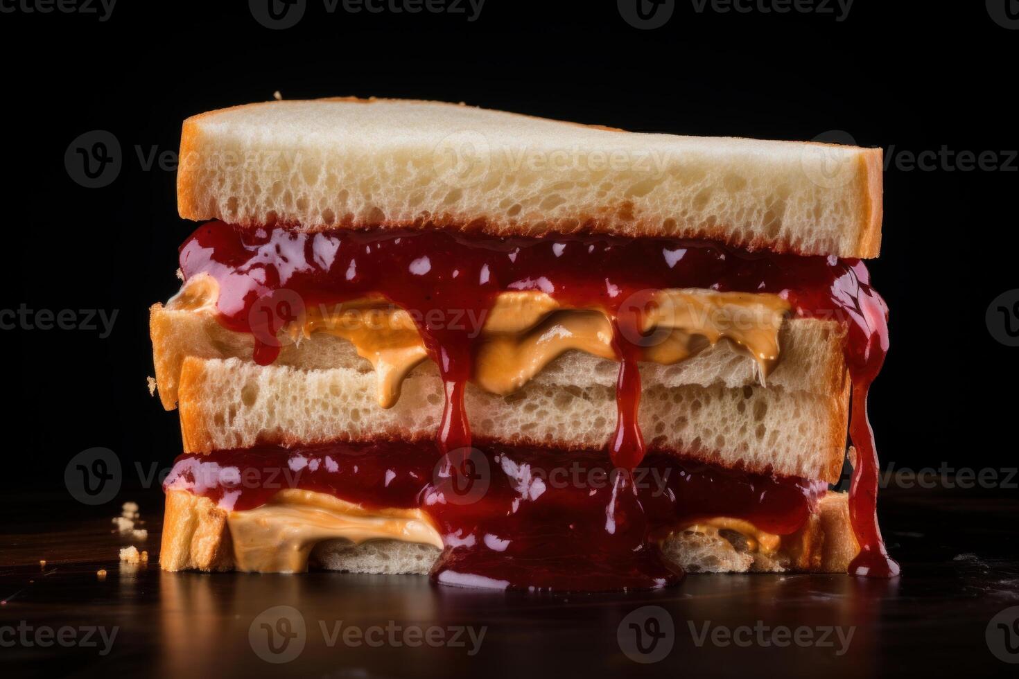 AI generated Decadent Peanut butter. Generate Ai photo