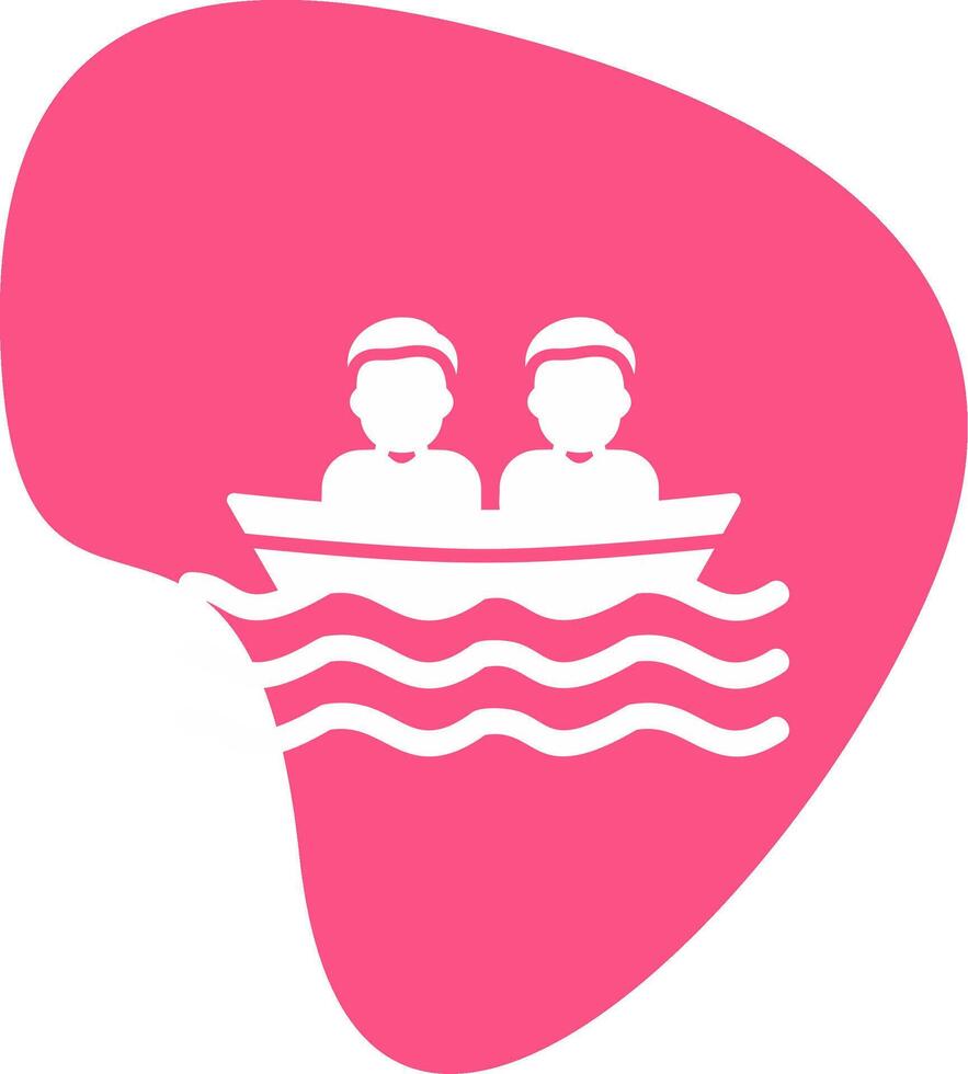 icono de vector de barco