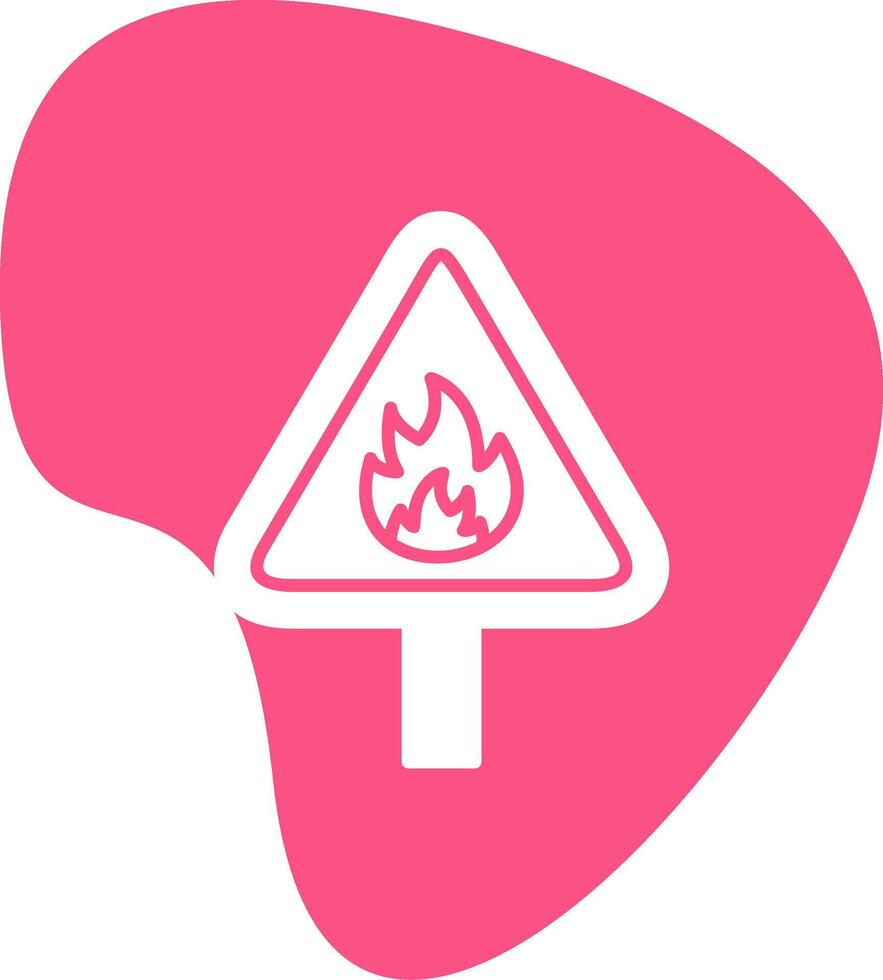 Flammable Vector Icon