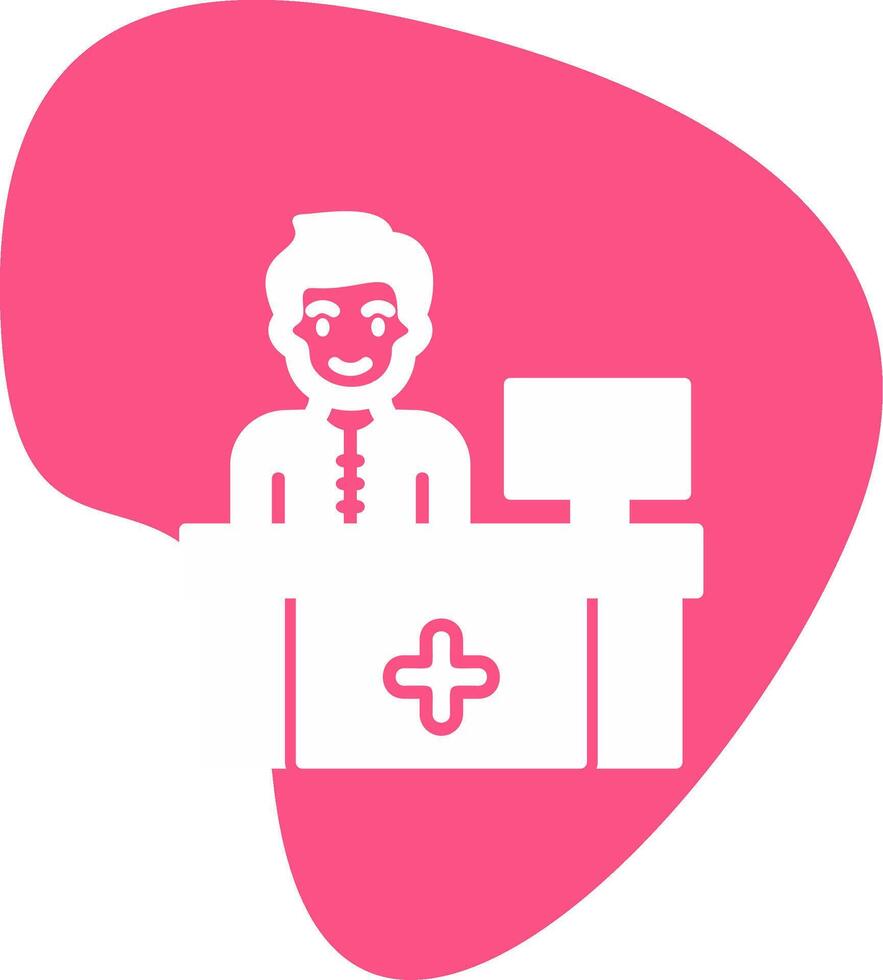 Receptionist Vector Icon 39547966 Vector Art at Vecteezy