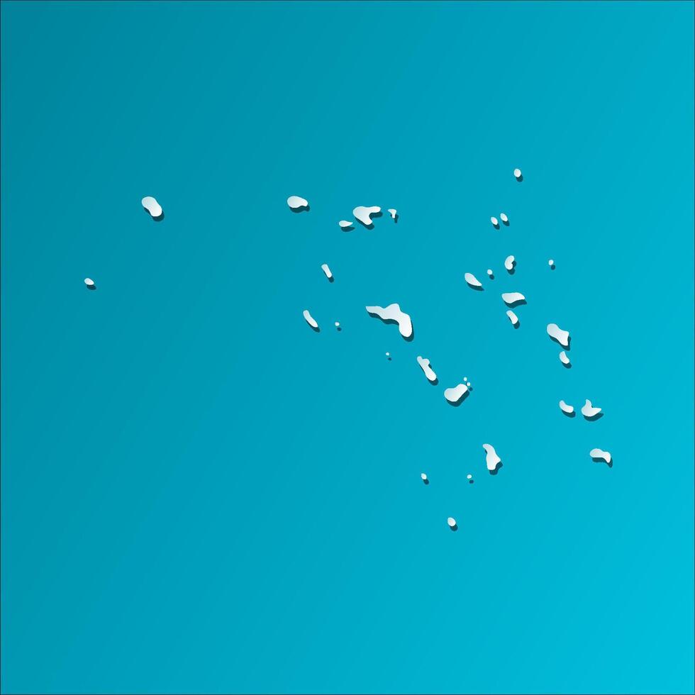 Vector isolated simplified illustration icon with blue silhouette of Marshall Islands map. Dark blue background