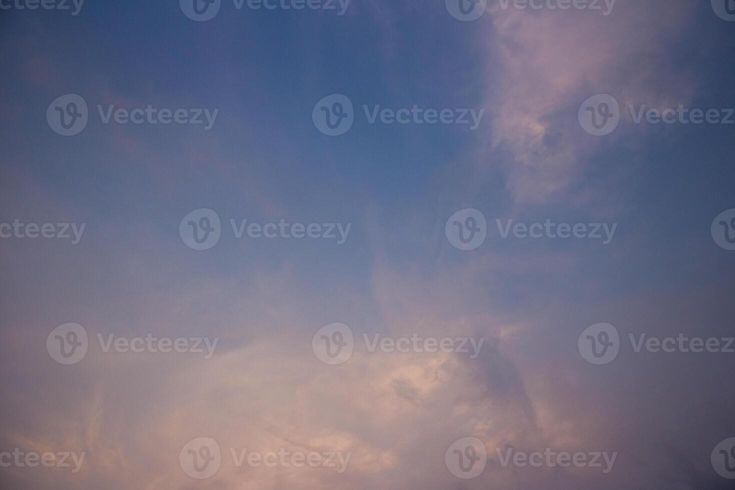 beautiful views of the sunset sky and sunrise sky with colorful clouds photo
