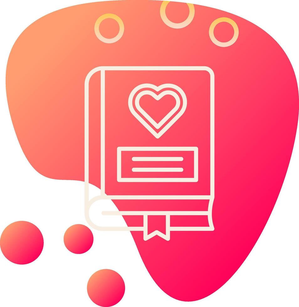 Romance Book Vector Icon