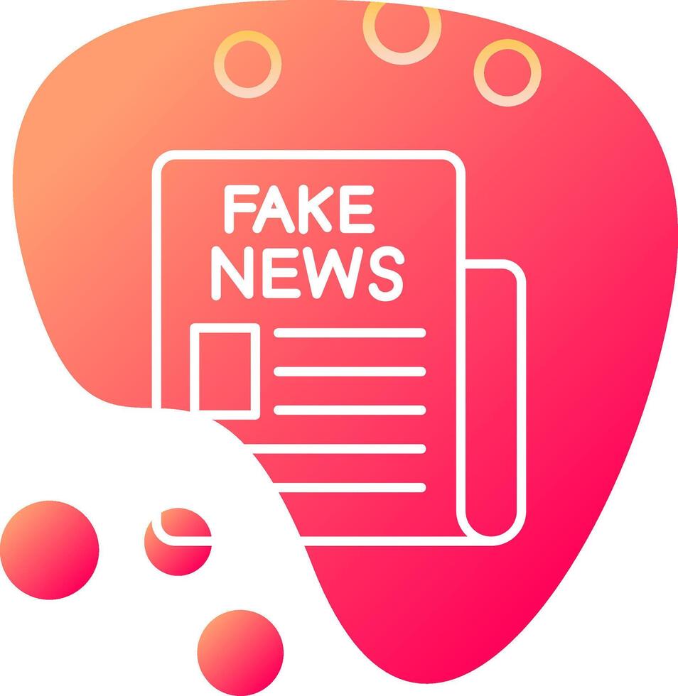 Fake News Vector Icon