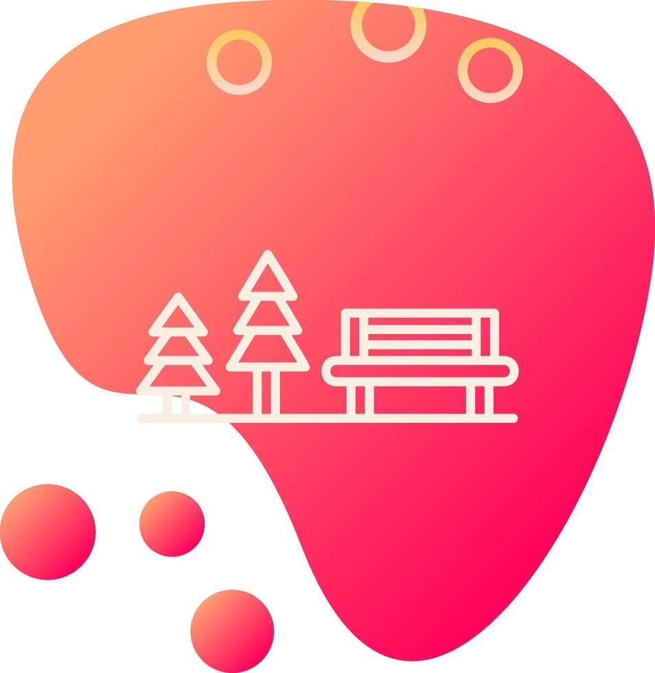 Rest Area Vector Icon