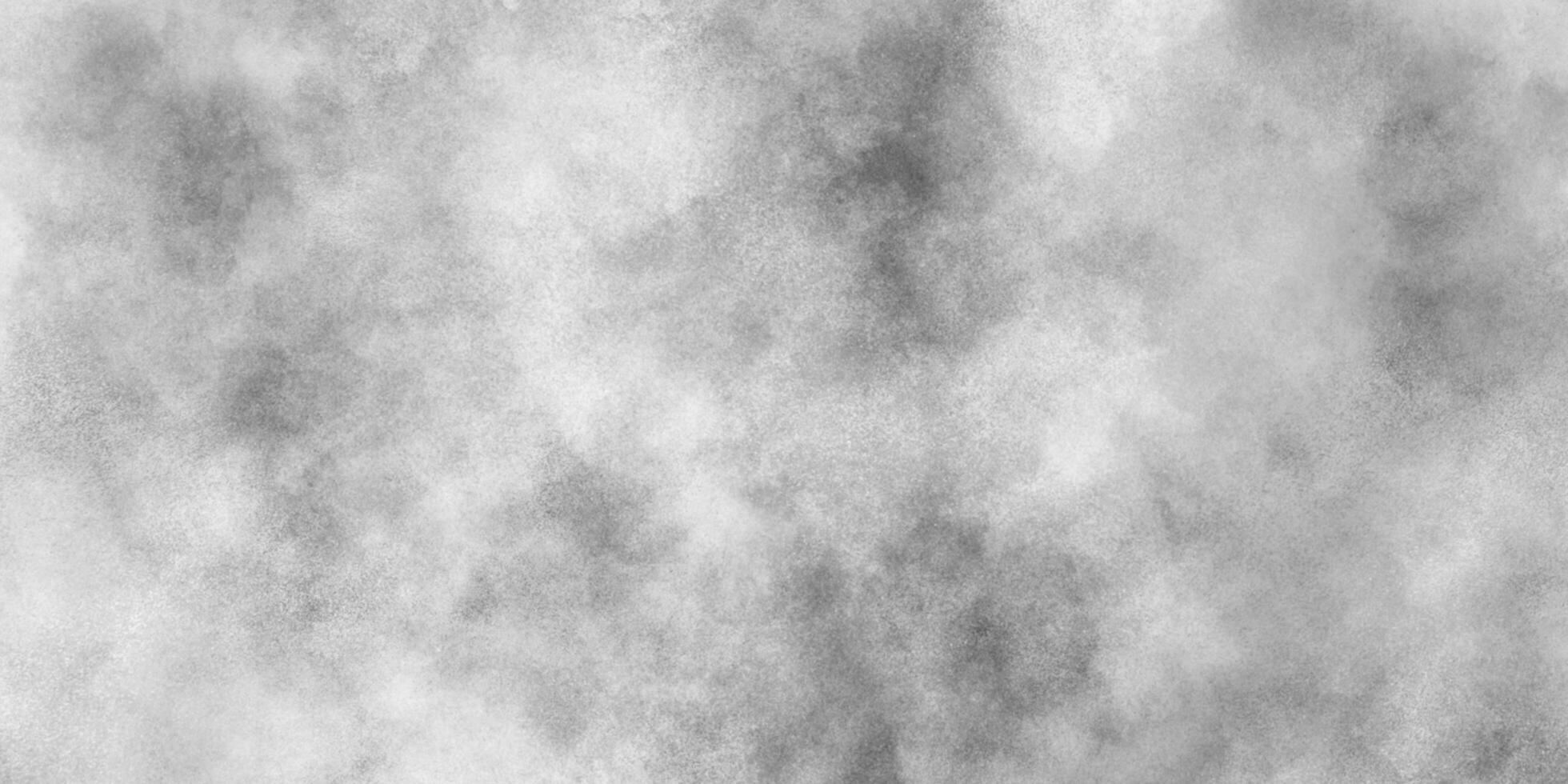 Beautiful blurry abstract black and white texture background with smoke, Abstract grunge white or grey watercolor painting background, Concrete old and grainy wall white color grunge texture. photo