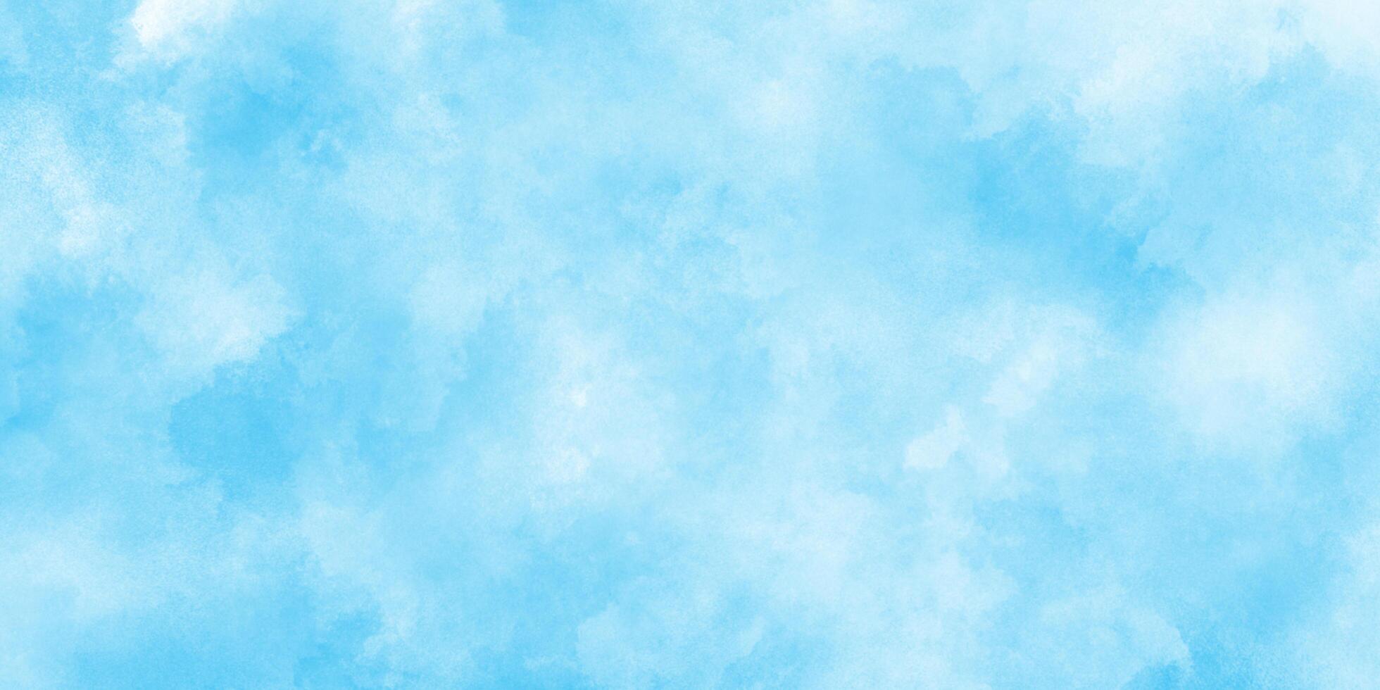 Abstract cloudy blue sky background with natural clouds, cloudy light blue watercolor background with various natural clouds and smoke. beautiful cloudy blue background for making any design. photo