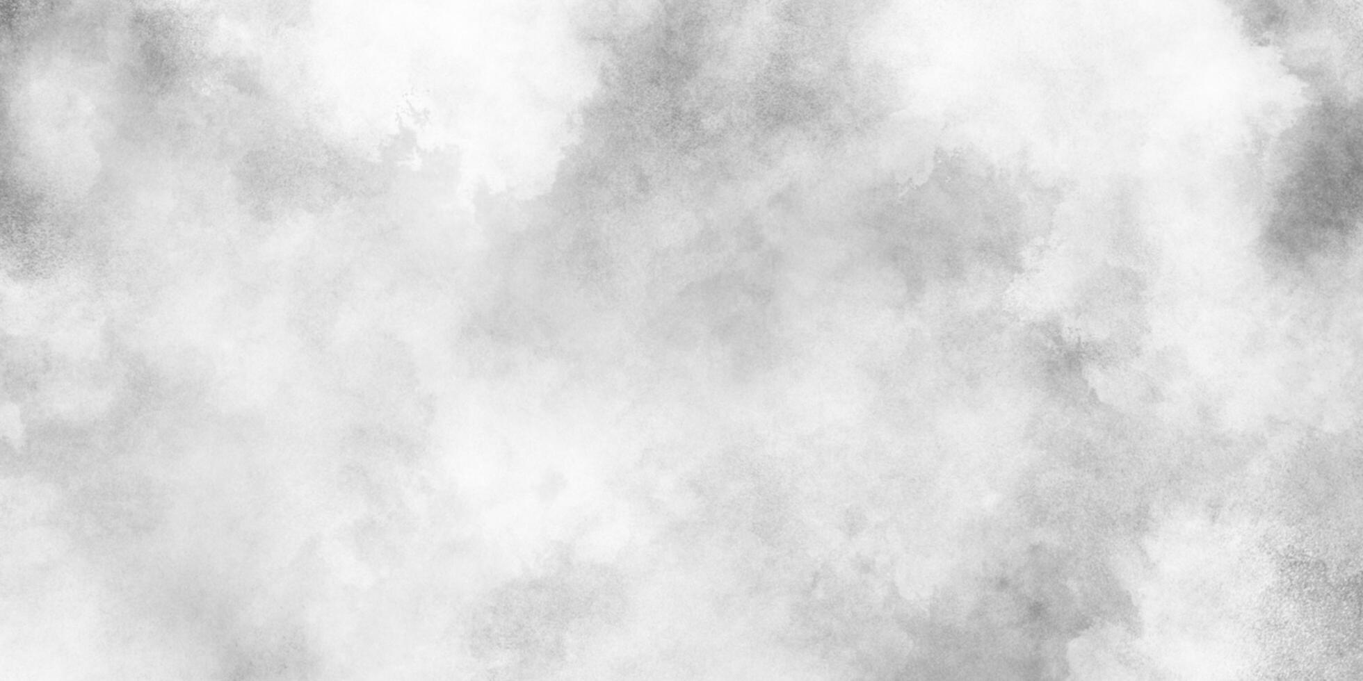 Abstract white and gray aquarelle painted paper texture, polished and smooth brush stroke grunge texture, cloudy snow texture background, white watercolor painting illustration. white marble texture. photo