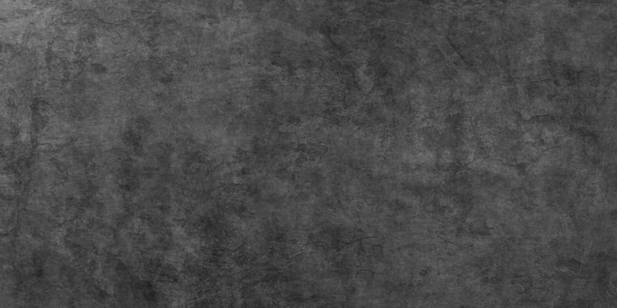 Abstract elegant black grunge wall texture, Texture of dark gray concrete stone wall, ancient black grunge texture with grainy stains, black background illustration. photo